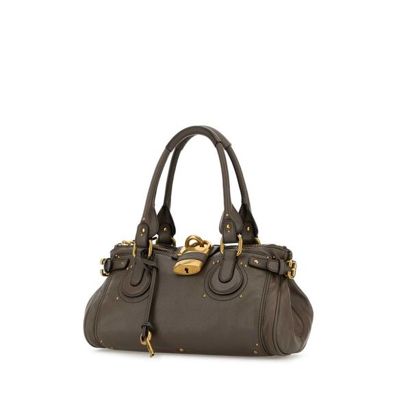 Chloe Women Mud Leather Paddington Shoulder Bag - Picture 2 of 2